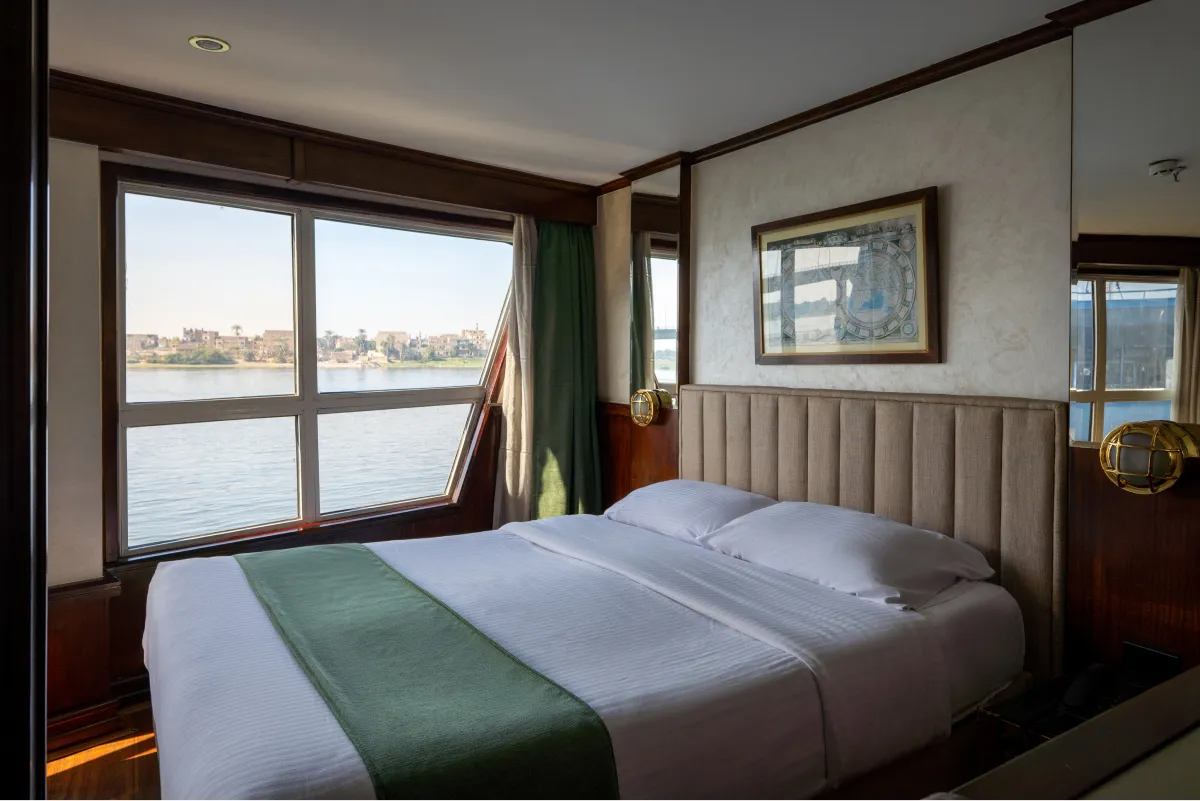 Cabin aboard the Magic II Nile Cruise Nile cruise